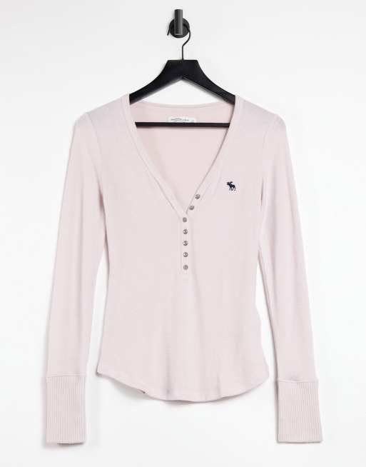 pink henley shirt