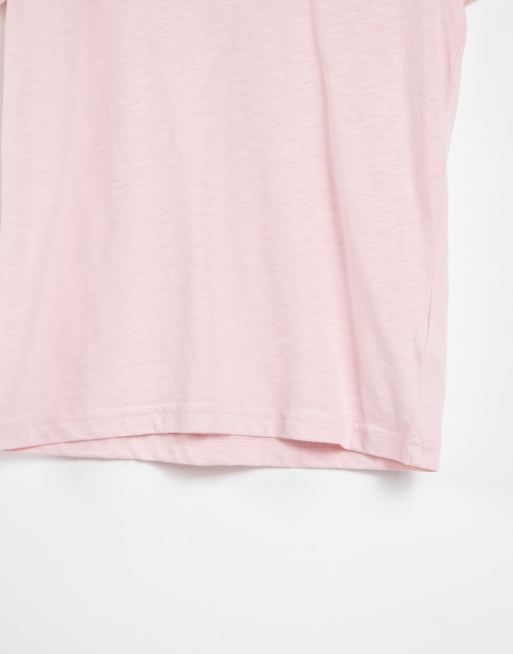 Abercrombie & Fitch – Rosafarbenes T-Shirt mit Logo, 4 von 4