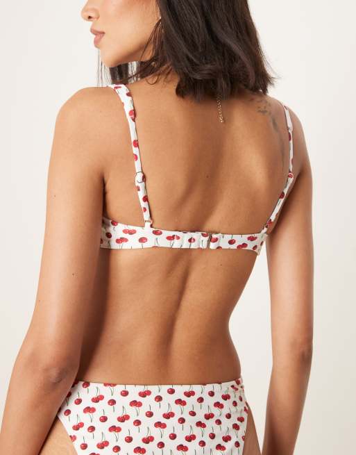 Abercrombie and fiche ビキニ Abercrombie & Fitch mid rise bikini bottoms in blue floral