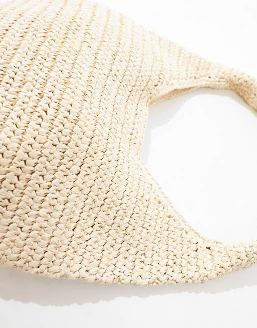 Abercrombie & Fitch – Runde übergroße Stroh-Tragetasche, 2 von 4