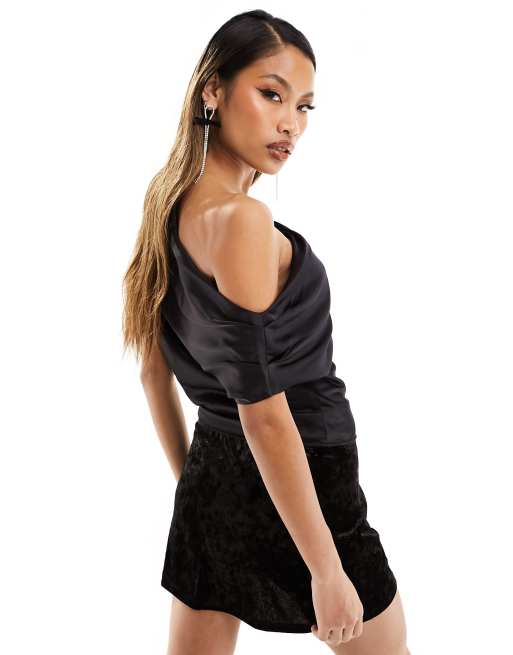 abercrombie satin top