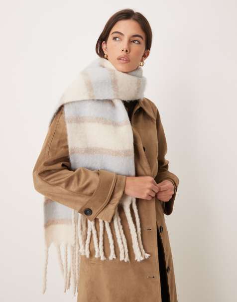 Abercrombie & Fitch - Sciarpa morbida blu a righe - view 1