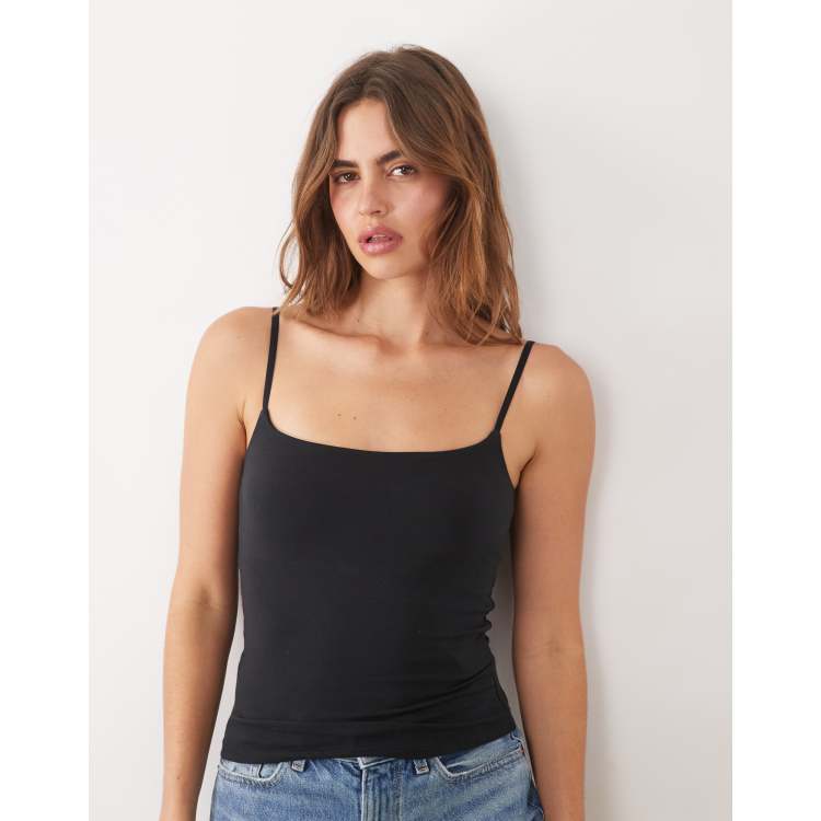 Abercrombie & Fitch seamless 90s cami top with built in bra in