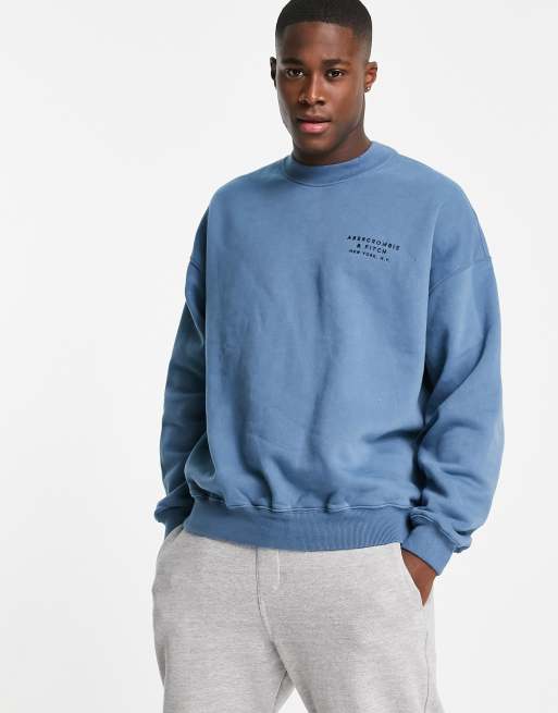 Abercrombie crew neck clearance sweatshirt