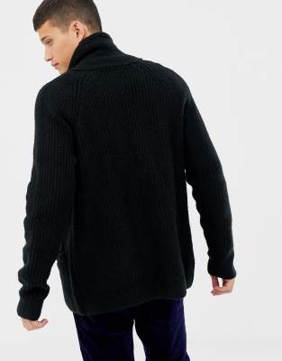 abercrombie black cardigan