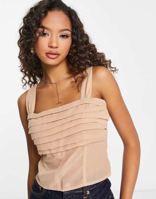 Tie-Back Babydoll Tank Top