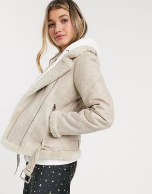 abercrombie and fitch sherpa jacket