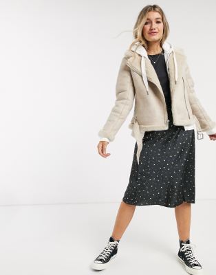 abercrombie and fitch sherpa jacket