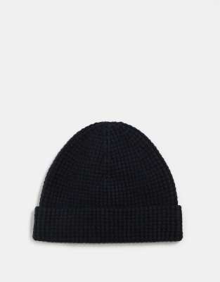 Abercrombie & Fitch Abercrombie & Fitch short beanie in black