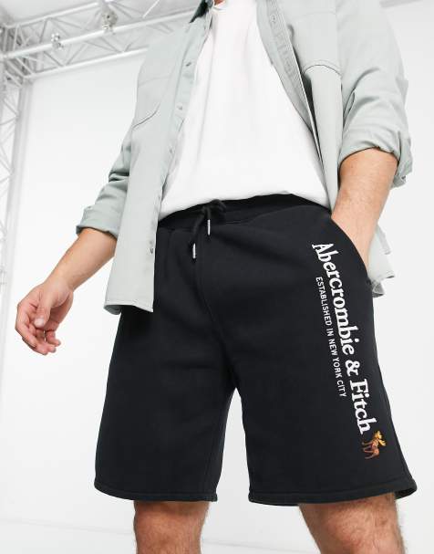 Abercrombie & Fitch - Short de sport à logo - Noir - view 1