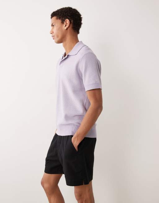 Abercrombie & Fitch - Short en coton et lin mélangés à enfiler - Noir , 3 de 5