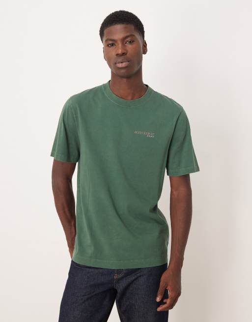 Abercrombie & Fitch short sleeve back graphic t-shirt in green | ASOS