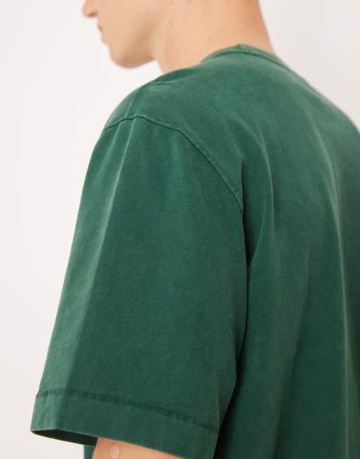 Abercrombie & Fitch short sleeve t-shirt in green, 2 of 4