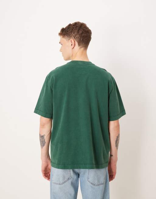 Abercrombie & Fitch short sleeve t-shirt in green, 4 of 4