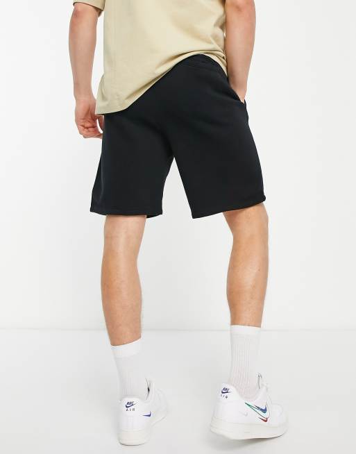 Abercrombie & Fitch side logo sweat shorts in black, 2 of 4
