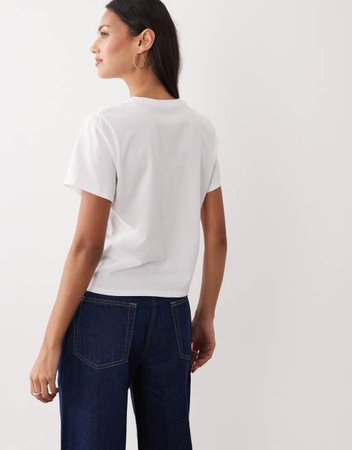 Abercrombie & Fitch - Skimming - Hvid T-shirt, 4 af 4