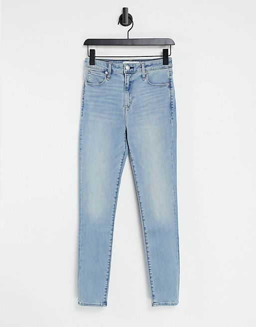 Abercrombie & Fitch skinny jeans in medium light indigo wash