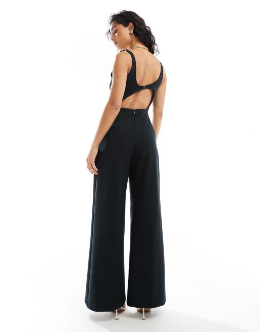 Abercrombie tie back jumpsuit clearance