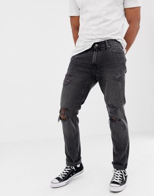 abercrombie grey jeans