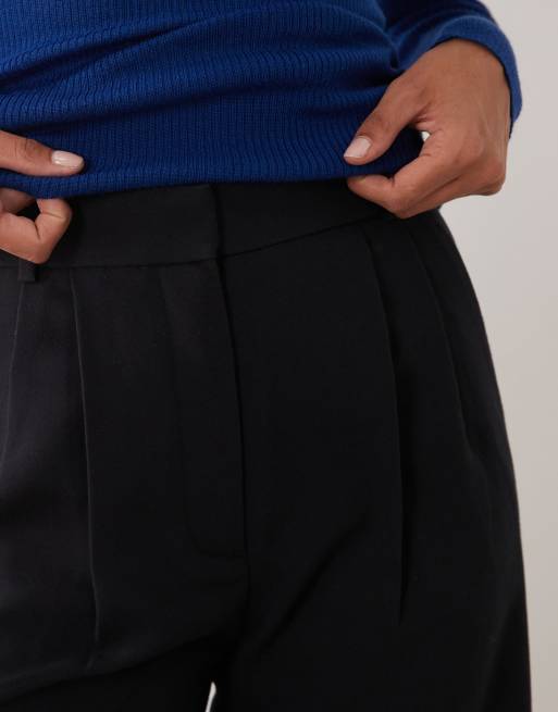 Abercrombie & Fitch Sloane classic tailored pants in black, 5 of 5