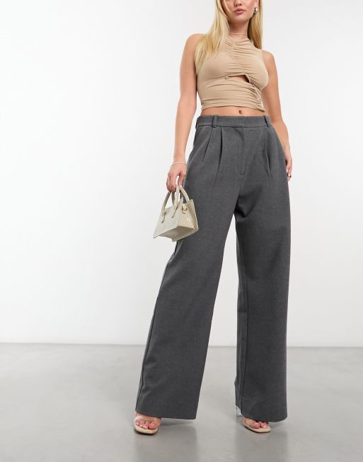 Abercrombie & Fitch - Sloane - Elegante broek in donkergrijs