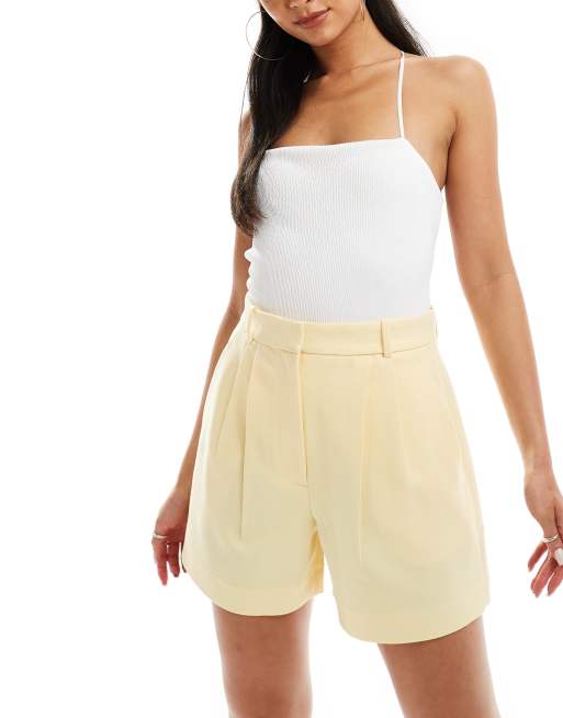 Abercrombie & Fitch – Sloane – Gula figursydda shorts, 2 av 5