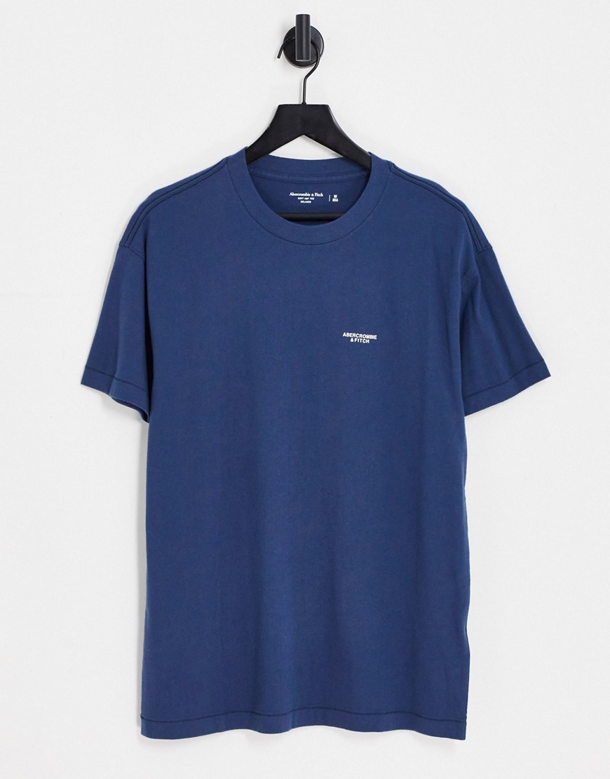 smallscale logo T-shirt in blue