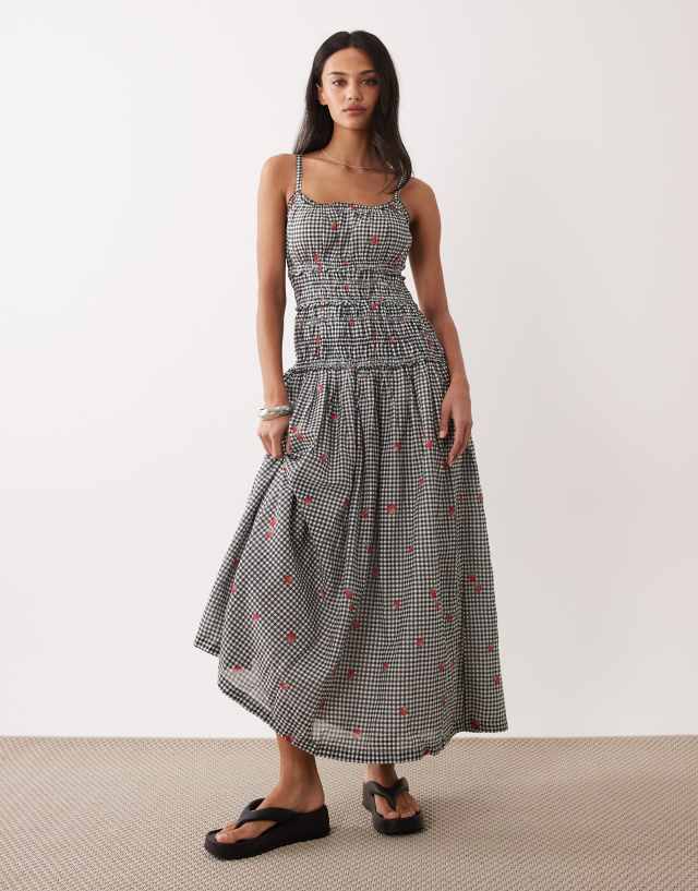 abercrombie black drop waist dress Medium 1950s Black & White Sleeveless Polka Dot Fit & Flare Party Dres –  Style & Salvage main image 0