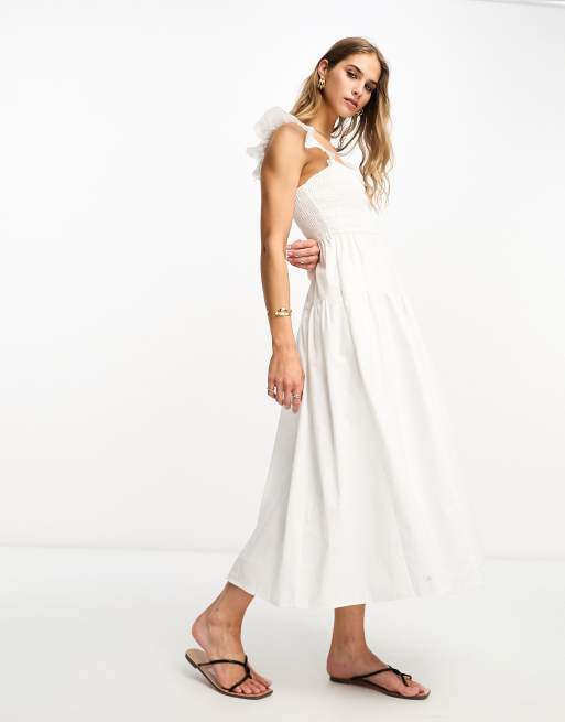 Abercrombie white lace outlet dress