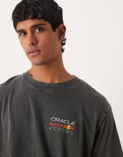 Abercrombie & Fitch - Sort T-shirt med racerprint, 5 af 5