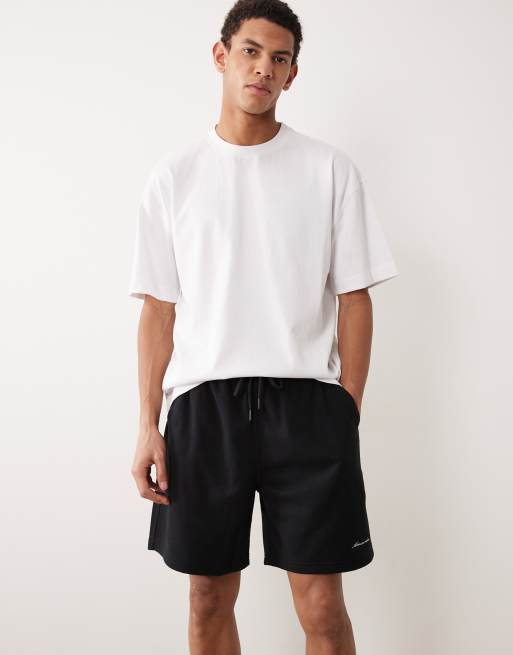 Abercrombie & Fitch - Sorte 6-tommers shorts med logo, 2 af 5