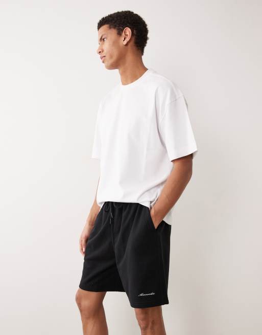 Abercrombie & Fitch - Sorte 6-tommers shorts med logo, 3 af 5