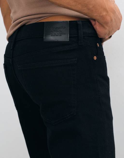 Abercrombie & Fitch - Sorte 90'er-jeans med lige pasform, 2 af 5