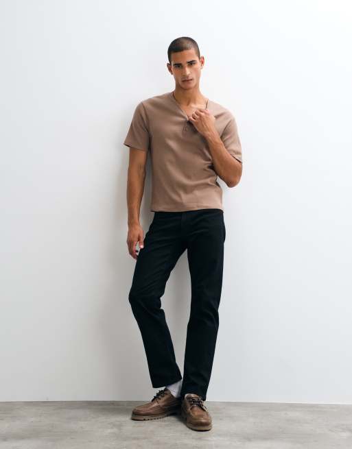 Abercrombie & Fitch - Sorte 90'er-jeans med lige pasform, 3 af 5