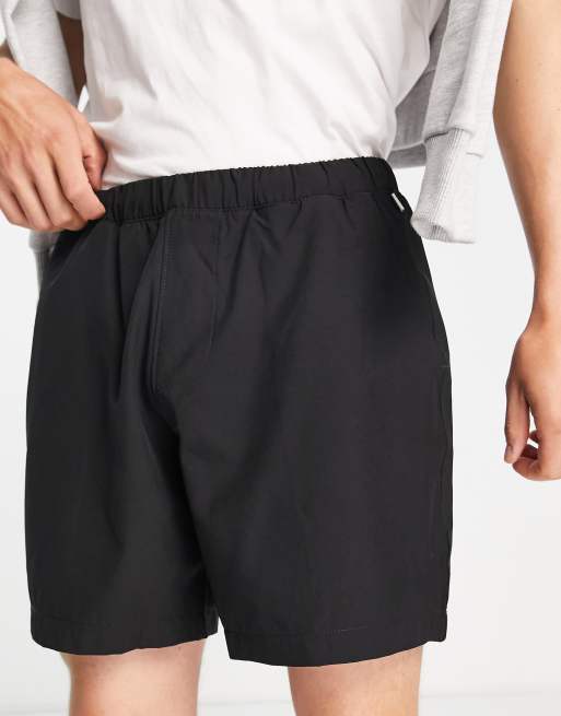 Abercrombie & Fitch - Sorte weekend-shorts i pull-on-design