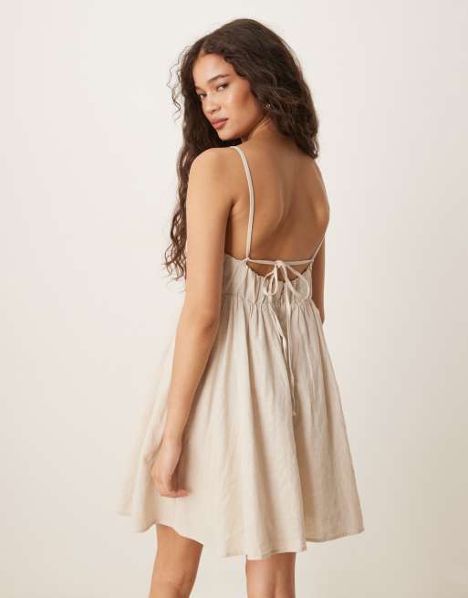 Abercrombie & Fitch spaghetti strap sweetheart neckline babydoll
