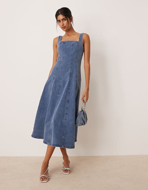 fit and flare midi dress Cream Coast Floral Jacquard It does not get any more timeless or sophisticated than this mikado dress 100% European Linen Fit &