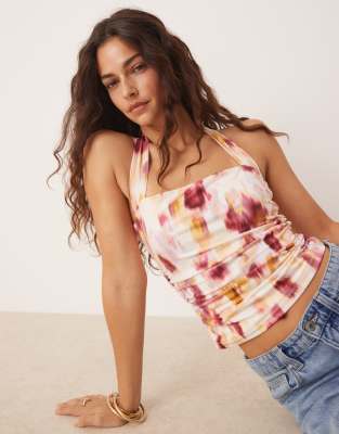 Abercrombie & Fitch Square Neck Sleeveless Top
