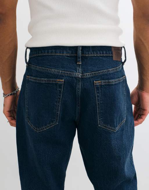 Abercrombie & Fitch Stretch-Straight-Jeans in indigoblauer Waschung, 5 von 9