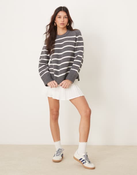 Abercrombie & Fitch – Strickpullover in Marineblau - view 1