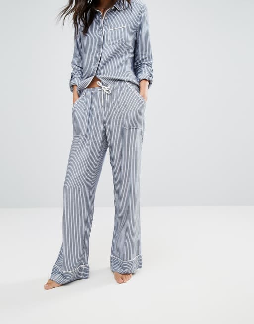 Abercrombie Fitch Stripe Boyfriend Pajamas Pant ASOS