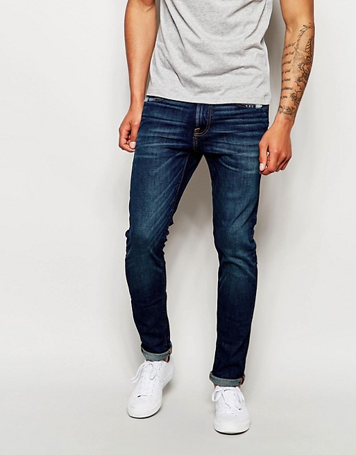 Abercrombie & Fitch Super Skinny Jeans in Dark Wash | ASOS