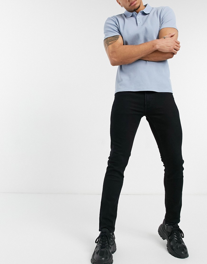 Abercrombie & Fitch - Superskinny jeans in zwart