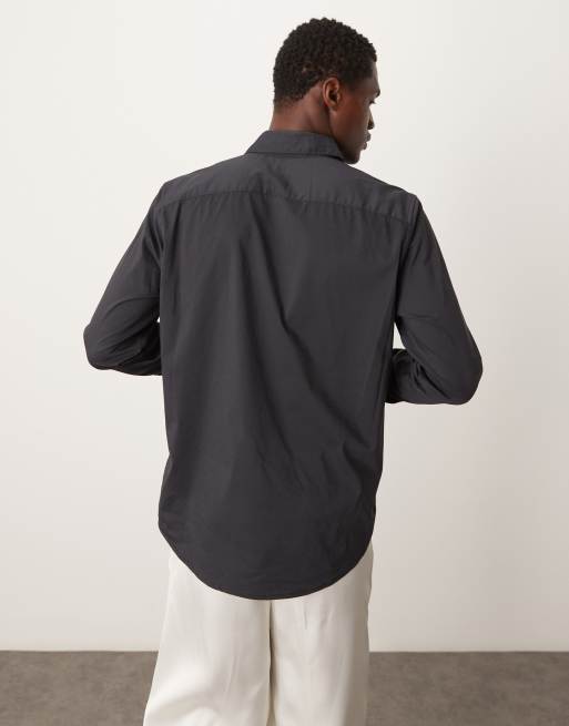 Abercrombie & Fitch – Svart arbetsskjorta, 4 av 4