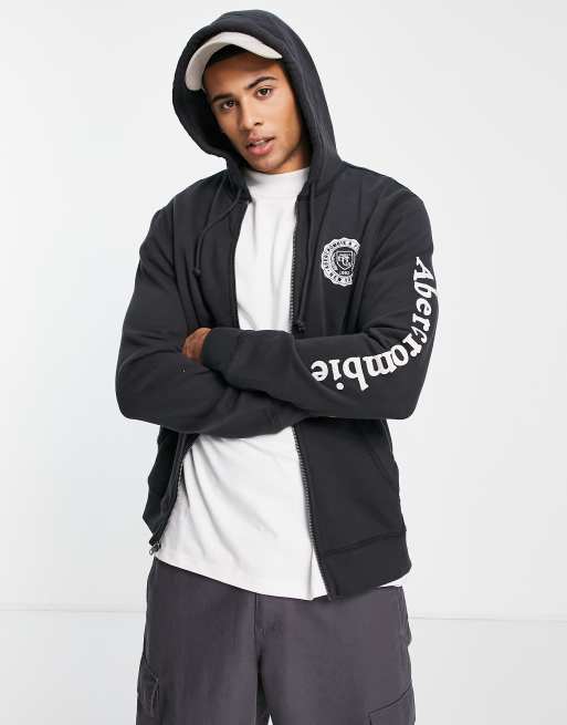 Abercrombie & Fitch – Svart huvtröja