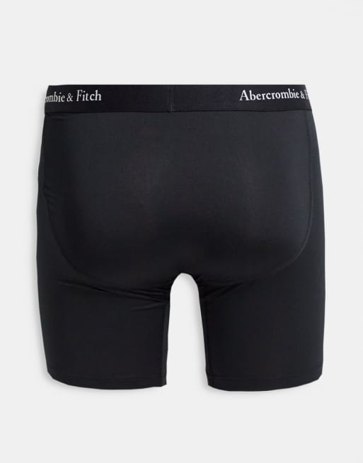 Abercrombie & Fitch – Svarta/grå/rosa kalsonger i 4-pack, 2 av 4