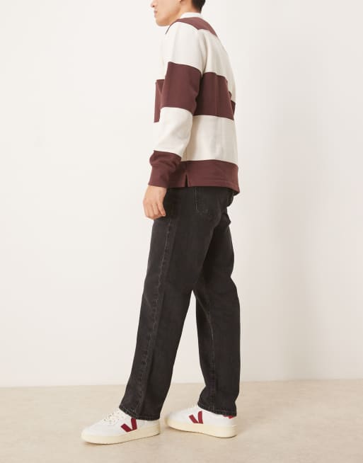 Abercrombie & Fitch – Svarta jeans med raka ben, 2 av 5