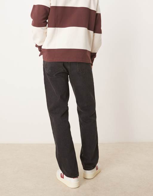 Abercrombie & Fitch – Svarta jeans med raka ben, 3 av 5