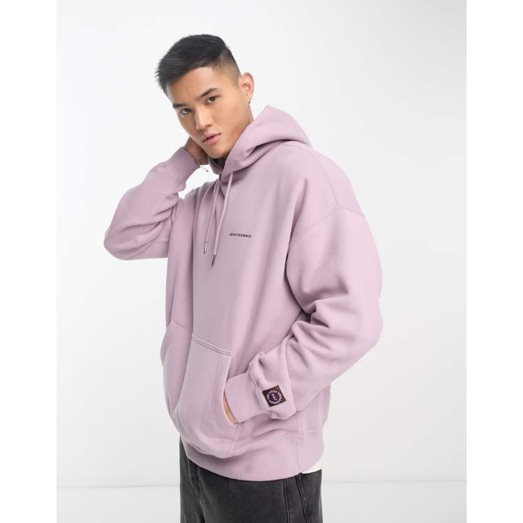 Abercrombie Fitch Sweat capuche avec mini logo Violet