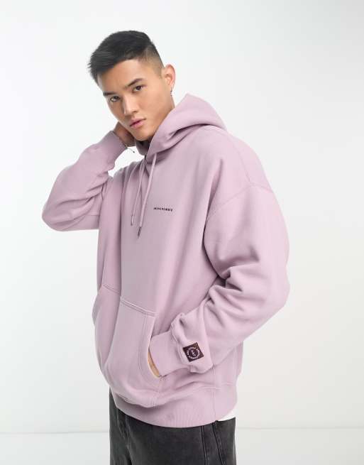 Abercrombie Fitch Sweat capuche avec mini logo Violet